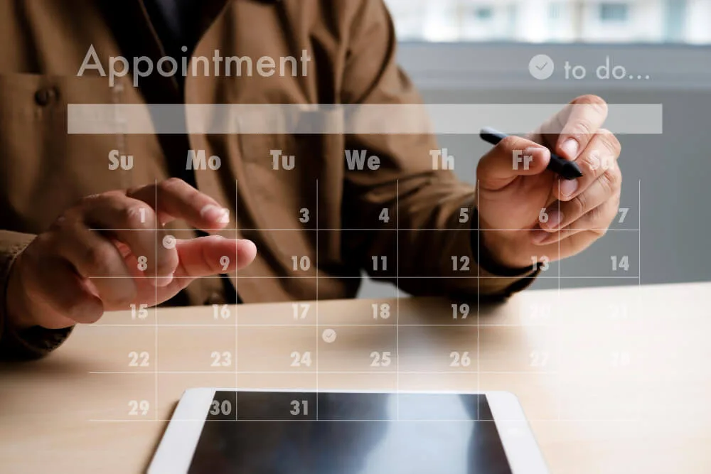 Same-day appointment in progress
